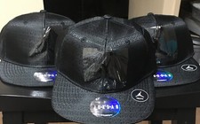Air Jordan Youth All Over 23 Print Elite Snapback Hat Black 9A1419-023 Jumpman