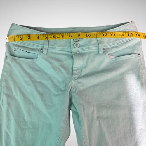 Pantalones vaqueros Lilly Pulitzer para mujer 6 manchados azul liso usados - Imagen 5 de 9