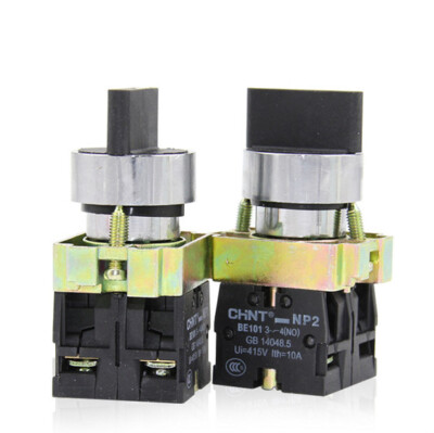 10PCS New Chint NP2-BD23 NP2BD23 Pushbutton Switches 2NO Fee Ship