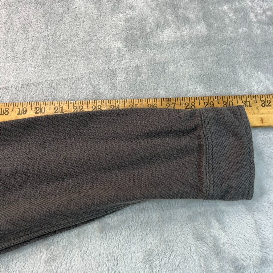 Outerknown Blanket Shirt Mens Size XL Gray Boston Embroidered Thick