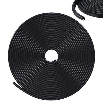 AUXITO 32FT Car Door Edge Guard Moulding – Black Rubber Trim – Universal Fit – Scratch & Chip Protection
