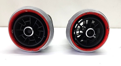 2pk OEM Red Dashboard Air Vent Conditioner Outlet For Audi A3 S3 RS3 2017-2018