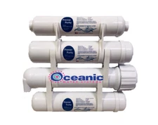Portable RO/DI Aquarium Reverse Osmosis Water Filter System 150 GPD 12" Filters