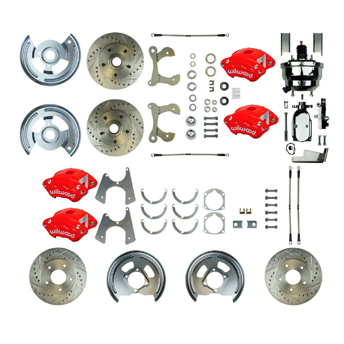 For 1958-1958 Chevy Yeoman Front and Rear Brake Conversion