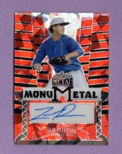 Liam Peterson 2024 Leaf Metal Baseball MonuMetal Auto/10 Florida *Free Shipping