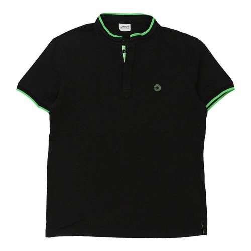 Armani Collezioni Poloshirt - Large Schwarz Baumwollmischung