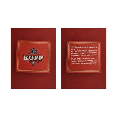 Koff 1819 Brauerei Bierdeckel Bier