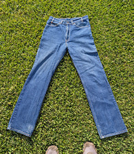 Vintage Levi's 517 Jeans W33 L33 Blue Denim