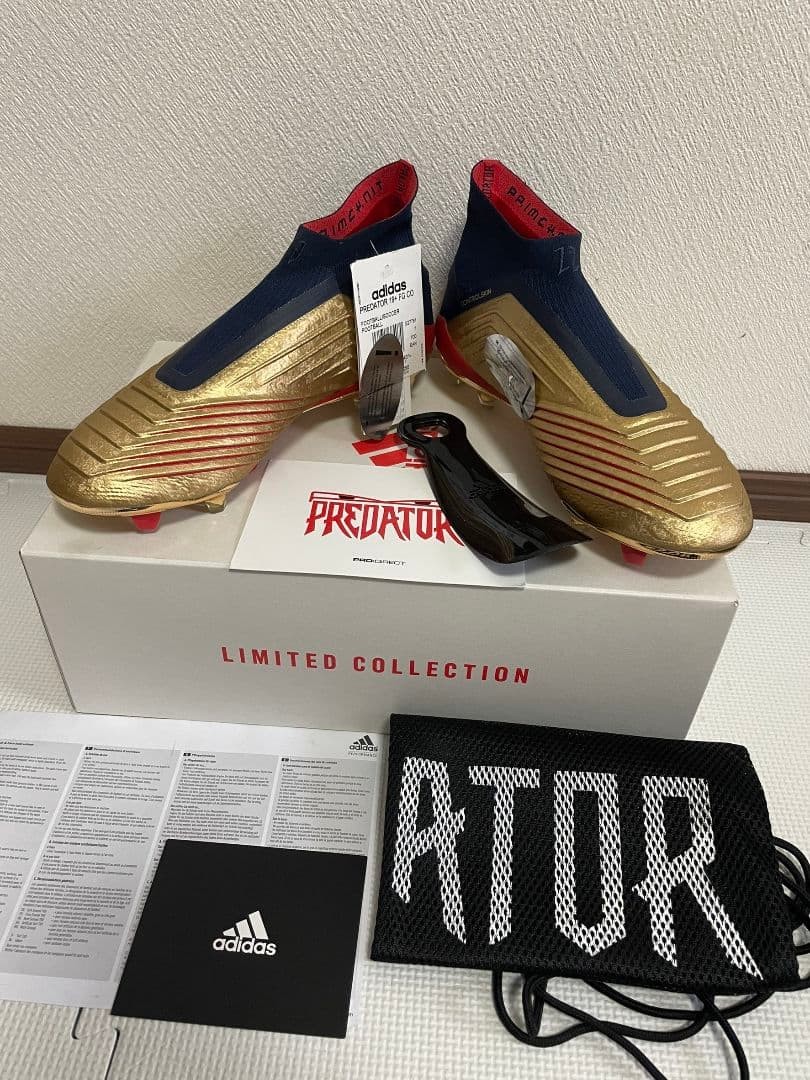 Adidas Predator 19 FG AG Soccer Cleats US 7.5 Limited Edition Zinedine Zidane thumbnail 2