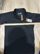 5.11 Tactical Black Performance Short Sleeve Polo Shirt. Men's - Size Small
