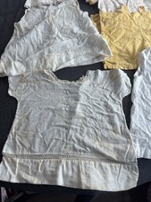 VTG Lot 16 pcs Children/doll clothes 1940/50's heavily stained restoration ready