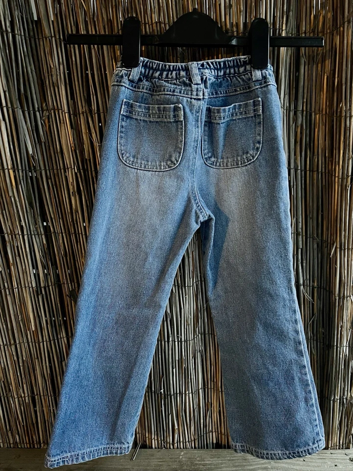 Jeans de mezclilla bordados vintage Disney Winnie The Pooh años 90 4T Foto 3 de 4