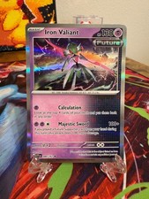 Pokemon Iron Valiant 080/162 Holo Rare TCG 2024 Temporal Forces Card