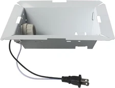 S97014212 Light Reflector Replacement with Socket Fits for Broan NuTone White 