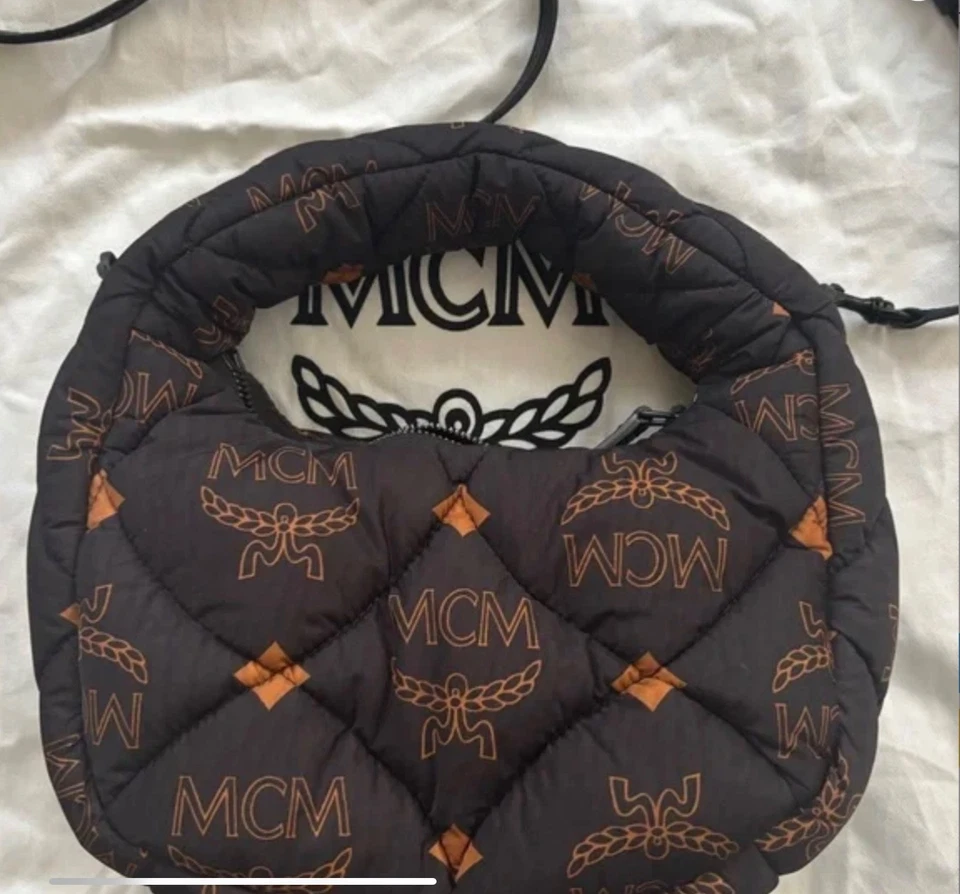MCM authentic black padded shoulder or crossbody bag - Image 4 of 4