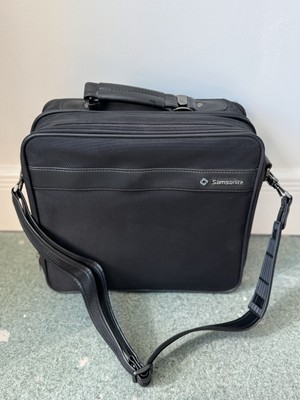 Samsonite Vintage Laptoptasche Aktentasche gepolstert Reise Schultergurt 13'' Neu