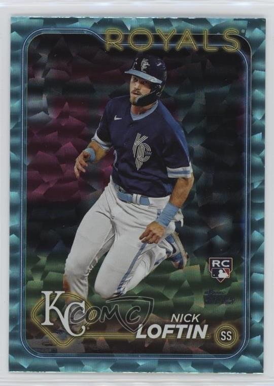 2024 Topps Series 2 Aqua Foil 250/399 Nick Loftin #506 Rookie RC 1md7