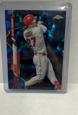2020 Topps Chrome Update Series Sapphire Edition - Active Leaders Mike Trout...