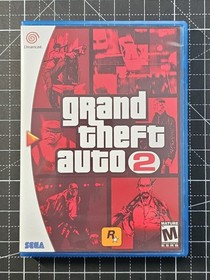Dreamcast GTA Grand Theft Auto 2 Custom Case - NO Game or Manual