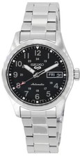 Image of Seiko 5 Sports In The Metal Midfield Black Dial Automatic SRPJ81K1 Mens Watch