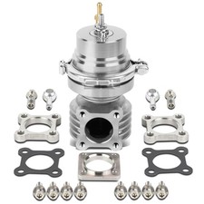 Universal External 46mm Turbo 4-bolt 6 Wastegate Bypass Exhaustspring Silver