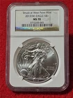2013(W) Silver Eagle Dollar ASE NGC MS 70 STRUCK AT WEST POINT MINT      #T1314