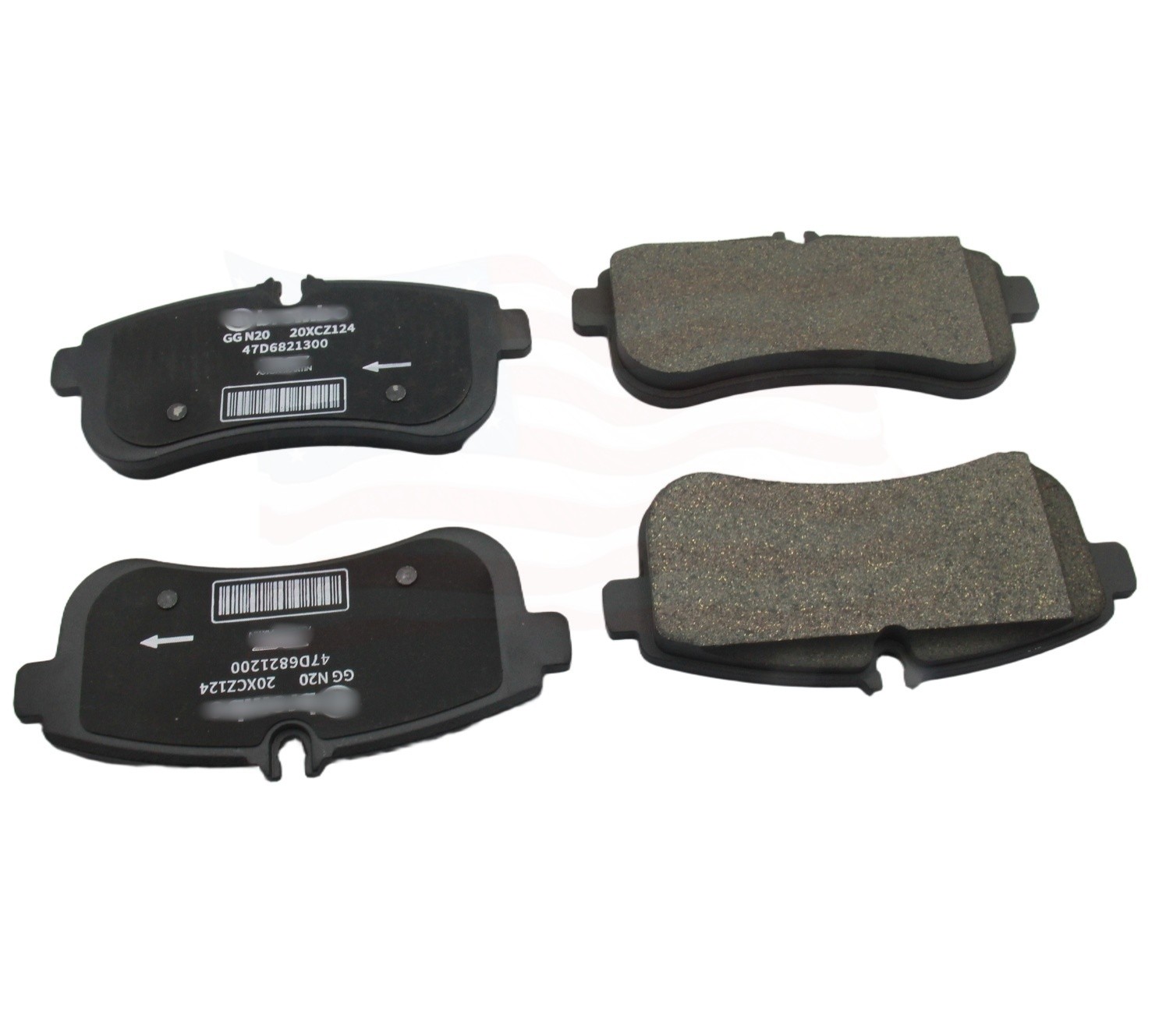 New Front & Rear Brake Pad Kits Fit Aston Martin DBX + FREE SENSOR USA