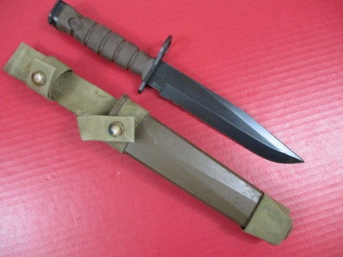 USMC Marine Corps Issued OKC 3S Rifle Bayonet & Scabbard - Very NICE #3