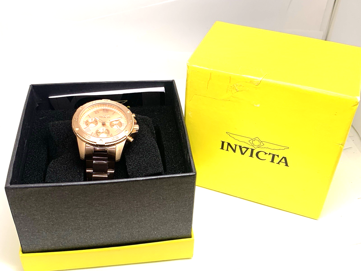 Invicta Women\'s Watch 28057 Wildflower Quartz Chronograph Rose Gold Steel Invicta Women main image 4