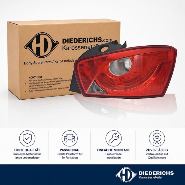 Heckleuchte Rechts Diederichs 7427090 FÜR Seat RÜCkleuchte Hecklicht-image