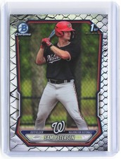 2026 Bowman Sam Petersen #BCP-122 Chrome Reptilian Refractor 1st Bowman