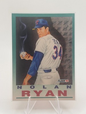 Nolan Ryan Baseball Cards Inserts, Base 80's/90's - Select Your Favorite Cards