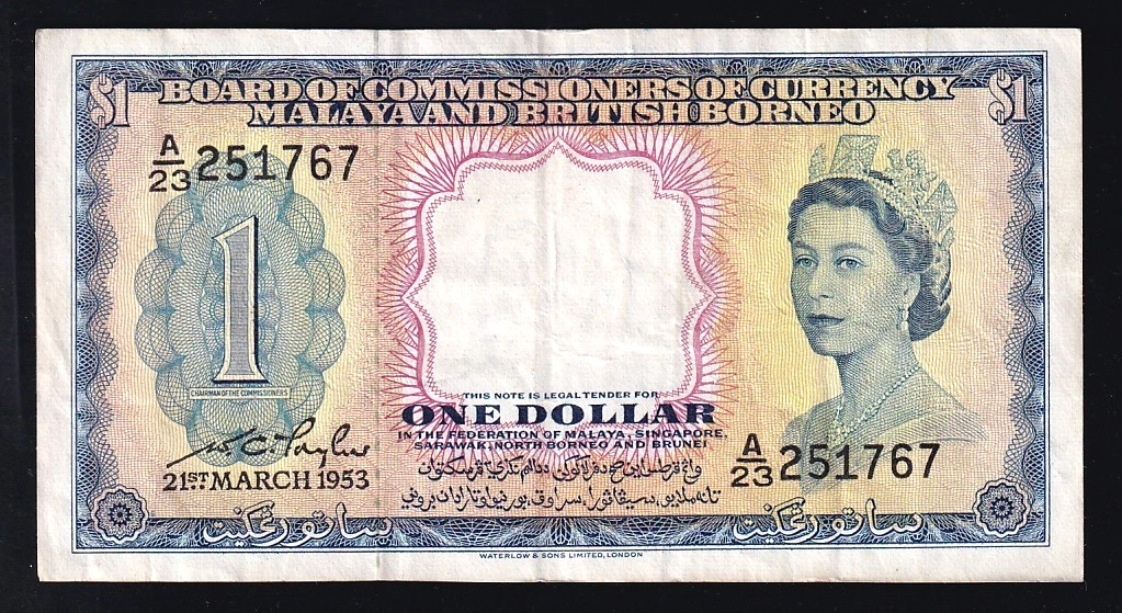 马来亚英国婆罗洲在马来西亚纸币| eBay