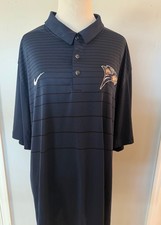 Nike Dri Fit Men's Navy Blue Polo, Size 3XL, Short Sleeve