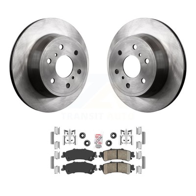 Disc Brake Rotors And Ceramic Pads Rear Kit For GMC Sierra 1500 Classic