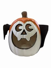 Hyde & Eek Boutique Light Up Pumpkin Dracula Vampire Blow Mold Jack O Lantern