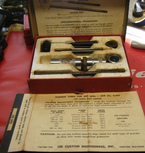 Vintage Lee Loader Reloading Kit 308 Winchester