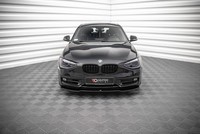 Maxton Design Frontlippe V.1 Passend FüR BMW 1Er F20 Schwarz Hochglanz