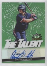 2020 Leaf Valiant The Talent Green Prismatic /99 Austin Hendrick Auto 0w8f