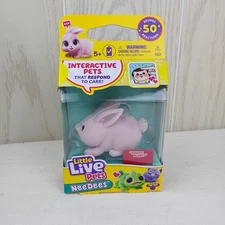 Needees Pinky Bunny Interactive Pet Little Live Pets