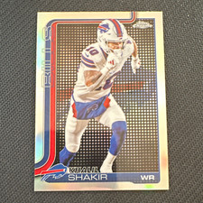 Topps 2025 Chrome Khalil Shakir #32 Buffalo Bills NFL Football Card