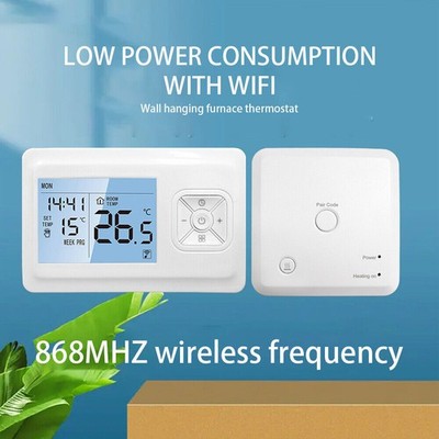 For Tuya WiFi RF Smart Thermostat Gas Boiler Room Heating Temperature Controller