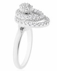 Simulated Diamond Rotatable Halo Ring in Silvertone (Size 8.0) 2.00 ctw — photo 2