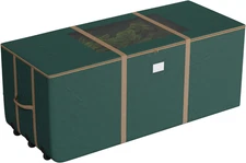 Rolling Christmas Tree Storage Bag-For 9 FT Artificial Trees-Green Canvas Duffel