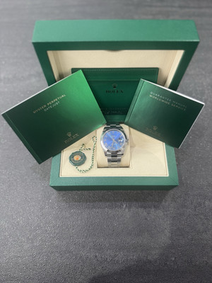 Rolex Datejust 41mm Azzurro Blau FULL SET 126300