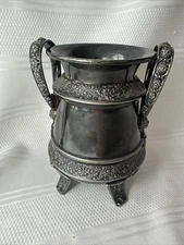 Middletown Plate Co. Quadruple Plate Silver Sugar Bowl 985 White Metal Victorian