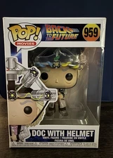 Funko POP! Movies Back to the Future – Doc Brown w/ Helmet #959