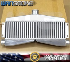Bar Plate Twin Turbo Intercooler 27x15x3.75 Dual Side Inletsingle Top Outlet
