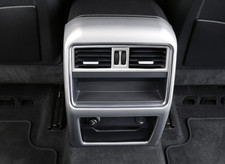 For Porsche Cayenne 2018-2021 Matt Silver Rear Air Outlet Vent Panel Cover Trim
