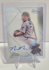 Topps 2021 Bowman Sterling Max Meyer Rookie Autograph #BSPA-MM Miami Marlins